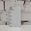 Чехол пластмассовый с алюминиевой вставкой I PHONE X (белый)