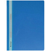 Папка-скоросшиватель пластик. А4, 180мкм, синяя с прозр. верхом BERLINGO