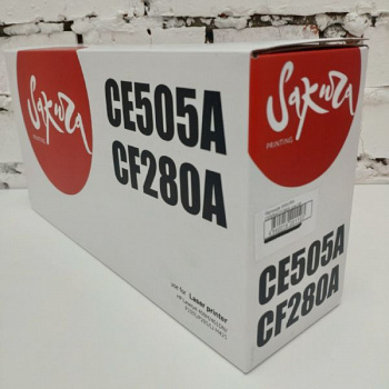 Картридж SAKURA CE505A/CF280A для HP Laserjet 400M/401DN P2035/P205, LJ M425, черный, 2700 к.,  SACE505A/CF280A