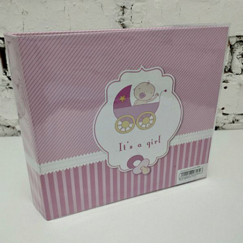 *Фотоальбом-анкета© 86561 (розовый) коляска