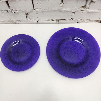 Сервиз столовый, 7 предметов: 1 тарелка 29,5 см, 6 тарелок 22 см, цвет фиолетовый, подарочная упаковка2846590