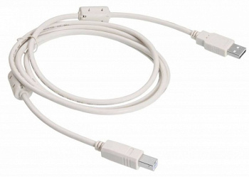 Кабель USB 2.0 (A-B), ферритовые кольца 1.8 м