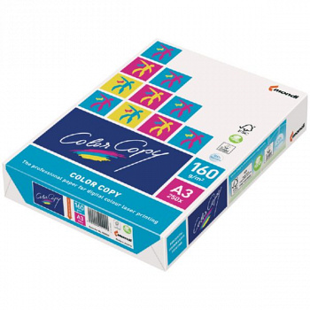 Бумага "Color copy" А3, 160г/м2, 250л., 161%Mondi