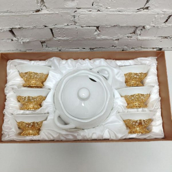 СТОЛОВЫЙ СЕРВИЗ НА 6 ПЕРСОН-7 ПРЕДМЕТОВ:6 ПИАЛ-200 МЛ СУПНИЦА 2500 МЛ.257-241