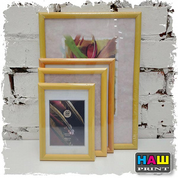 Рамка FOTEX PREMIUM 10/15 (желтая) /50 (шт.)