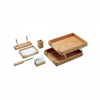 Набор настольный "Chicago" 6 предметов, дуб 6280KDN(HDK) Bestar