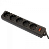 Сетевой фильтр DEFENDER ES 5.0 m 5 розеток (черный)