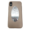 Задняя накладка WK для iPhone X, Gincai series, золотой, с зеркалом Задняя накладка WK для iPhone X, Gincai series, золотой, с зеркалом
