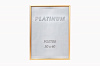 Ф/рамка PLATINUM POSTER 30x40 алюминий (AL-02-T Золотой) /9