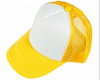 Бейсболка ЖЁЛТАЯ СЕТКА (для сублимации)