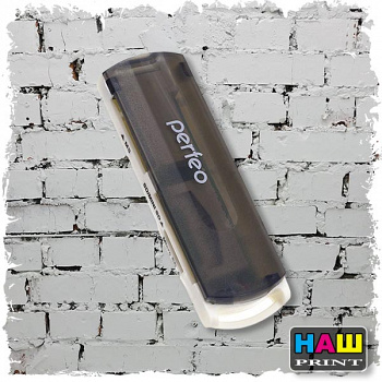 Perfeo Card Reader SD/MMC+Micro SD+MS+M2, (PF-VI-R013 Black) чёрный