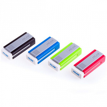 Ластик Milan "Office 320", прямоугольный, пластик, пластиковый держатель, 62*26*16ммCPMO1320Milan