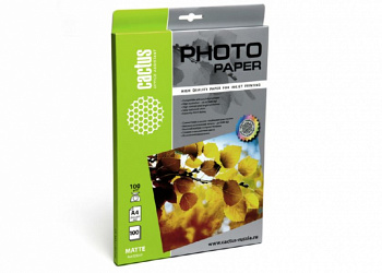 бумага Cactus CS-MA4100100 матовая, А4, 100 г/м2, 100 листов