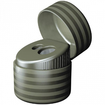 Точилка пластиковая "Duet", 2 отверстия, контейнер