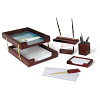 Набор GALANT настольный из дерева "Novel" 6 предметов (красн.дер., двойной лоток), 230837