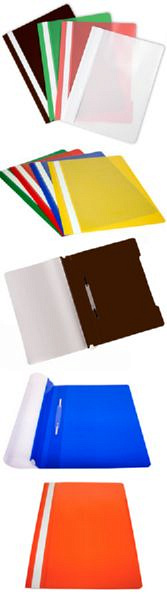 Папка скоросшиватель с прозр.верхним листом, розовый,ф.А4, Россия