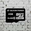 Silicon power 4GB micro SDHC Class 10 (без адаптеров)