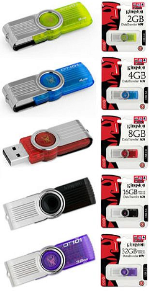 Флэш-драйв 32ГБ Kingston (DT101G2/32GB) , Retail