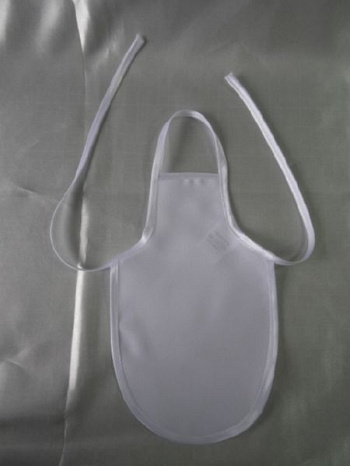 Фартук для сублимации на бутылку, белый кант