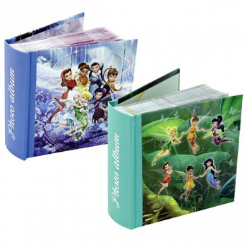 Ф/а 100ф 10X15см, бум.кар.цвет.с мемо, книжн.пер-т, w/d:fairies Делюкс (30862)