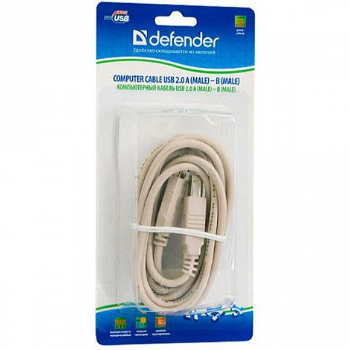 Кабель USB для принтера AM-BM DEFENDER (USB04-10),