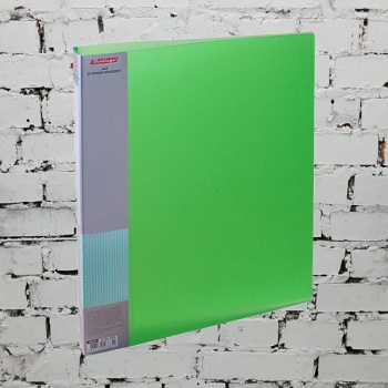 Папка на 2 кольцах Berlingo "Diamond", 25мм, 700мкм, зеленаяABp_22004BERLINGO_