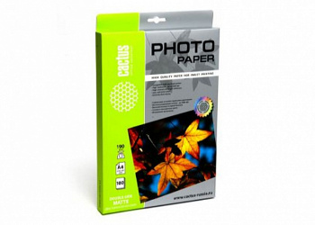 Фотобумага Cactus CS-MA4190100 A4/190г/м2/100л. матовая для струйной печати