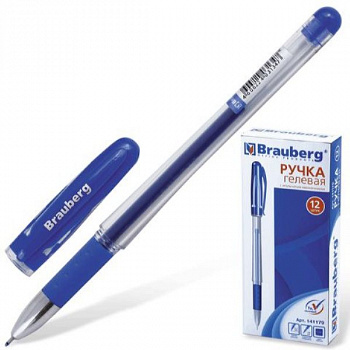 Ручка гелевая BRAUBERG Geller, синяя (141-179)