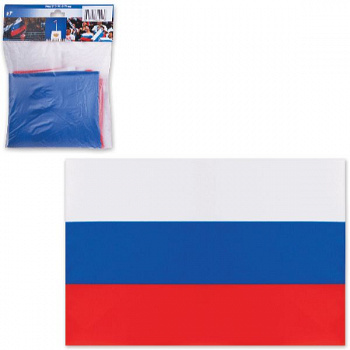 Флаг РФ 70*105см, упаковка европодвес, ш/к 21419
