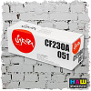 Картридж SAKURA CF230A/051 для HP и Canon, черный, 1 700 к. SACF230A/051