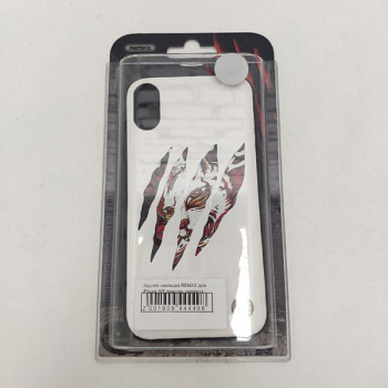 Задняя накладка REMAX для iPhone XR пластик, силикон, глянцевая, белая (RM-1669, Claw)