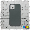 Задняя накладка FAISON для iPhone 11 Pro Max, кожа, матовый, серый (Skin Cover)