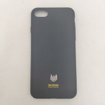 Задняя накладка WK для iPhone 7/8S (4.7) матовая, чёрный (Classic Case, WPC-050)