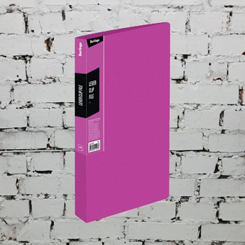 Папка на 2 кольцах Berlingo "Color Zone", 35мм, 600мкм, розоваяABp_23613BERLINGO_