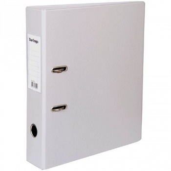 Папка-регистратор Berlingo, 70мм, ПВХ, с карманом на корешке, сераяATp_70014BERLINGO_