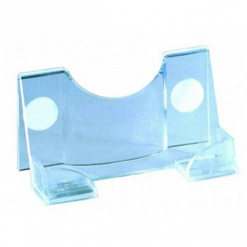 Подставка для визиток Durable, акриловая, прозрачная