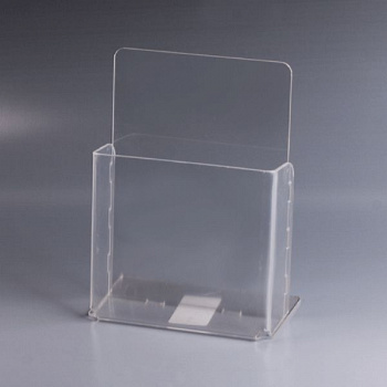 Подставка для рек. материалов настольная, для узких буклетов 115*32 мм., (ф. 1/3 А4) №106