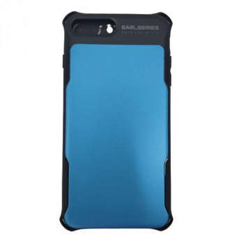 Задняя накладка WK для iPhone 7/8 Plus, Earl series 2, WPC-047, матовая, синий, с силиконовым ободком