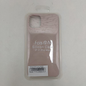 Силиконовый чехол FAISON для iPhone 11 Pro Max, №06, Silicon Case, матовый, лиловый