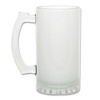 Кружка пивная прозрачная матовая