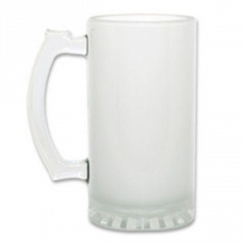 Кружка пивная прозрачная матовая