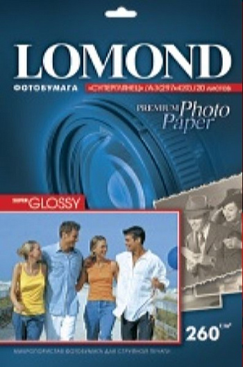 LOMOND 260 г/м2 односторонняя Super Glossy А3/20л 1103130