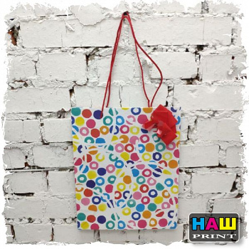 Пакет с бантом конфети 3728404