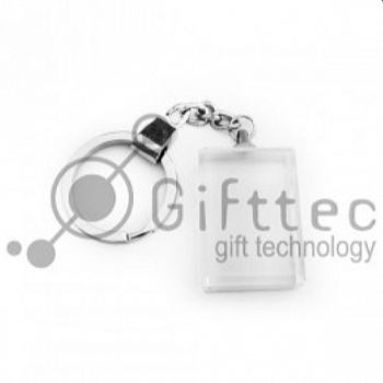 Брелок кристалл прямоугольный сублимационный BSK05 25*35*10мм