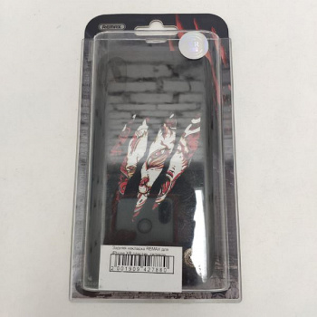 Задняя накладка REMAX для iPhone XR пластик, силикон, глянцевая, чёрный (RM-1669, Claw)