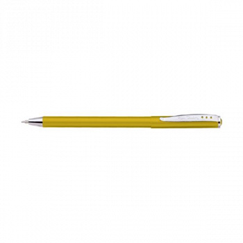 Ручка подарочная шариковая PIERRE CARDIN Actuel, корпус бежевый, алюминий, хром, синяя, PC0703BP