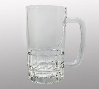 Кружка пивная стеклянная