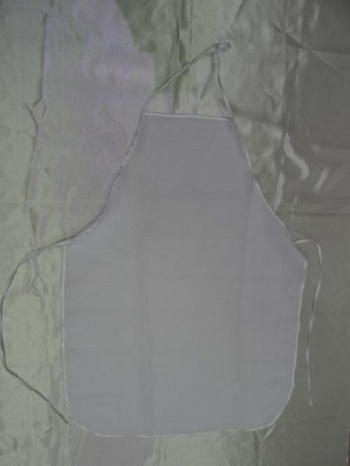 Фартук для сублимации, белый кант