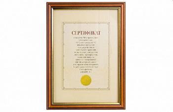 Рамка MPA-certif/p 21/29.7 Girona/Клен (5097-A4F)