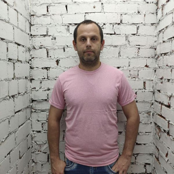 Футболка "Melange" Классика (44(XS), Розовый меланж), К1-М